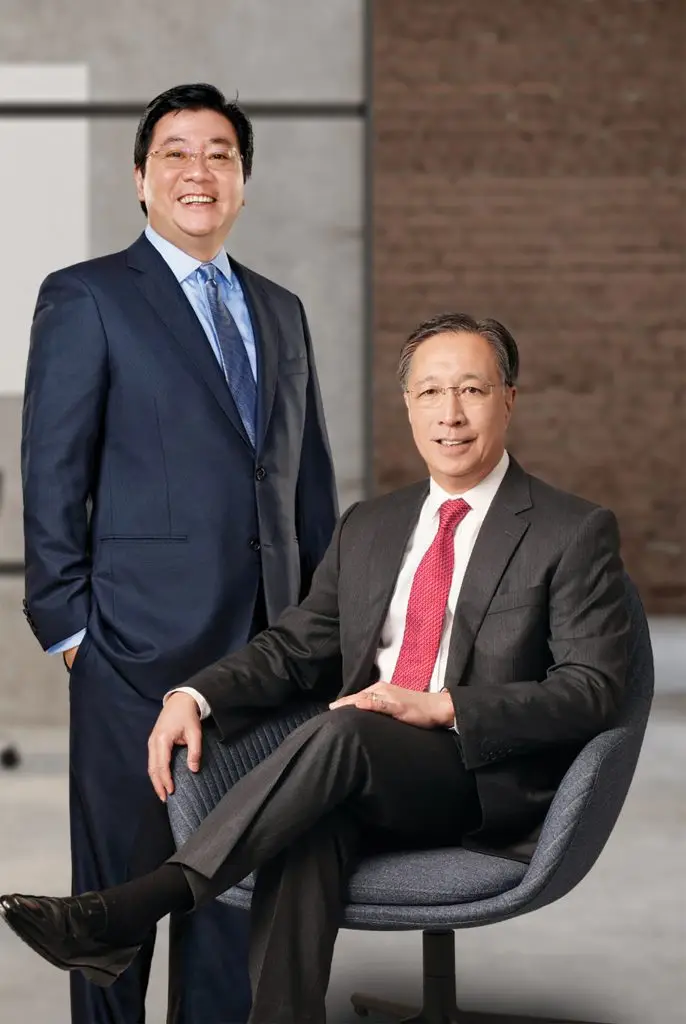 bancnet chairman nestor v. tan and president fabian s. dee for the 2024-2025 term.
