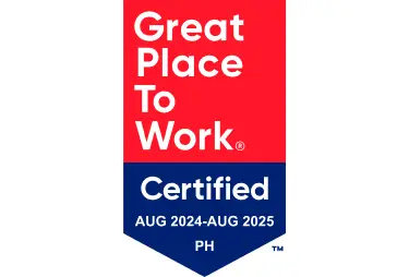 great place to work certified badge, highlighting bancnet's recognition as an excellent workplace